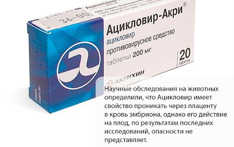 Acyklovir počas tehotenstva
