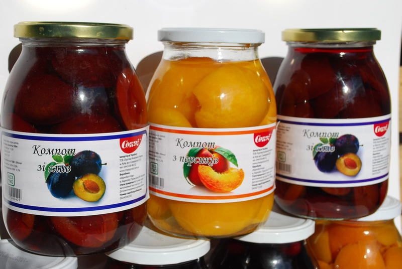 Konzervované ovocie v sirupe